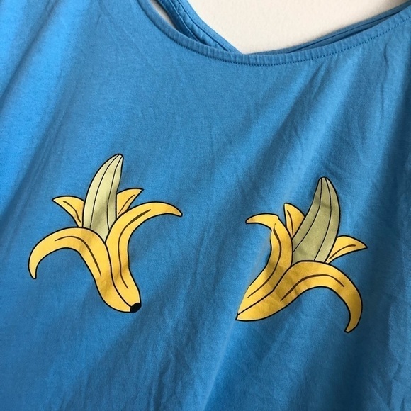 ASOS Banana Graphic Pajama Top - Picture 5 of 7